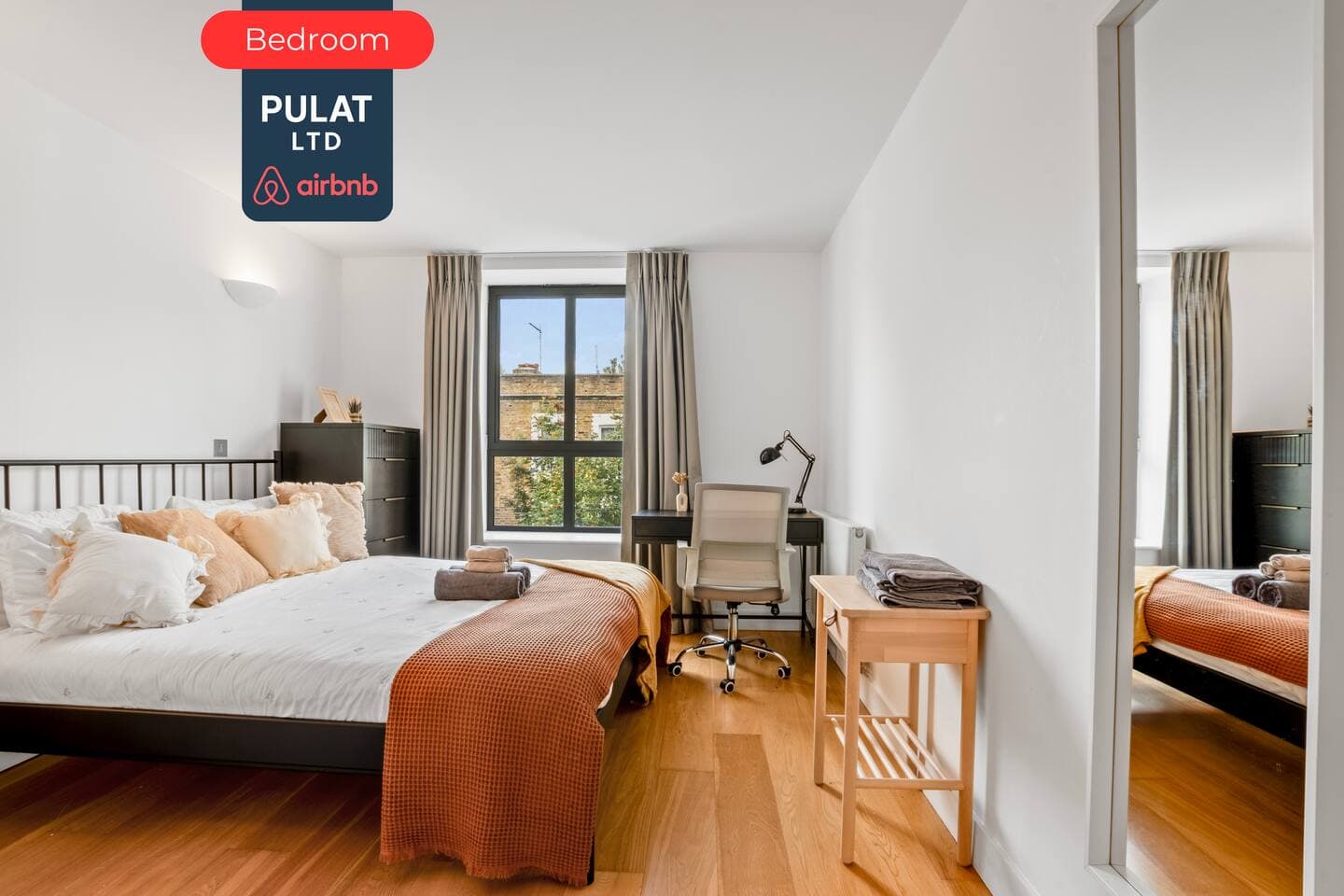 Bedroom at Pulat Ltd Short Lets & Serviced Accommodation